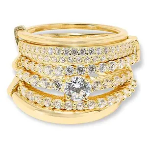 Radiance by Absolute™ Connected 6-Band Stack Ring
