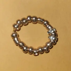 sparkling beaded rings