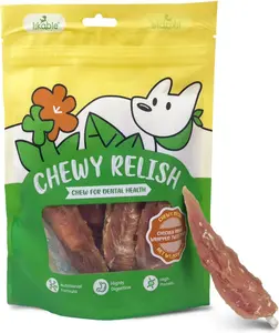 Chicken Skewers for Dogs – Real Chicken Wrapped Rawhide with Peanut Protein, All Natural, No Preservatives, High Protein (≥50%) Long-Lasting Dog Chews for Dental Health & Muscle Support, 200g