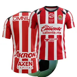 Chivas Guadalajara Red Away Jersey – Short Sleeve Soccer Shirt, Comfortable Breathable Football Fan Gear