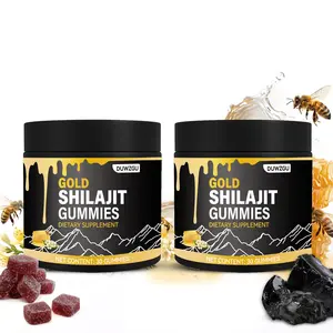 Shilajit Gummies-Organic Manuka Honey for Men & Women,  With TraceMinerals and Fulvic Acid ,Supports Energy, Focus, 30 Gummies Summervibes