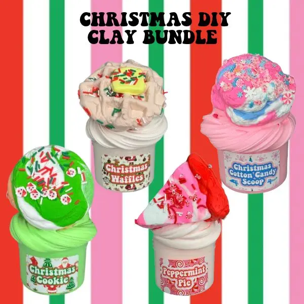 Slimes by Grace DIY Clay Christmas Bundle