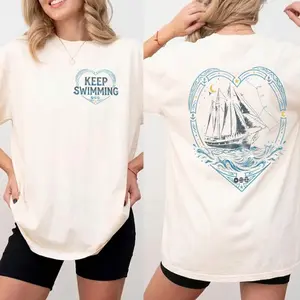 Vintage Keep Swimming Bangtan Shirt, Vintage 90s Music Shirt, KPop 2026 Tour Shirt 9EE