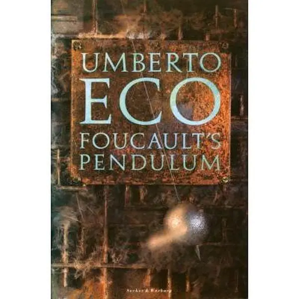Used Hardcover Novel - Umberto Eco's Foucault's Pendulum, English Literature Book
