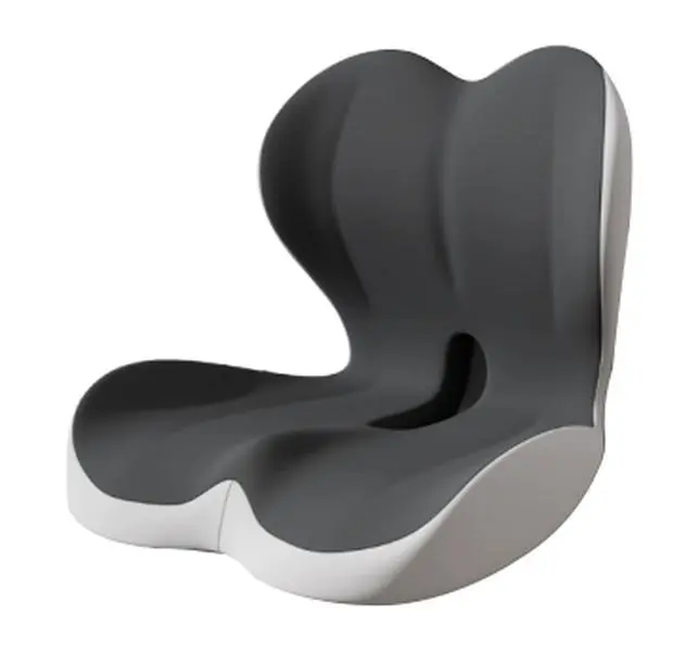 2026 Upgraded Enhanced Office Seat Cushion - Non-Slip Memory Foam, Skin-Friendly Breathable Cloth, Extended Zipper for Easy Removal & Washing, Back Support, Adjustable for Adjustable Ergonomic Chairs to Alleviate Leg Pain, Adjustable Ergonomic Chair