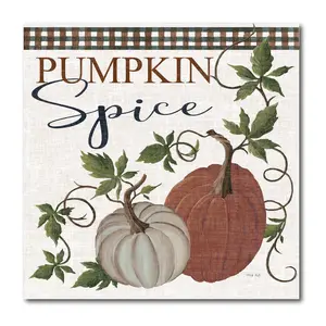 Courtside Market Pumpkin and spice 16x16 Canvas Wall Art Courtside Market Pumpkin and spice 16x16 Canvas Wall Art