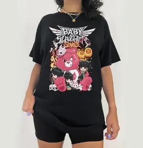 Babymetal Graphic Tee Retro Metal Idol Concert Shirt TM025