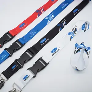 Fashoin Creative Gifts Car Lanyard Neck Straps Key Cell Phone Work ID Card Hanging Rope Accessories For Ford Focus Mustang Shelby GT Cobra