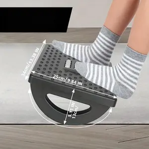 1PC Ergonomic Office Foot Rest - Under Desk Footrest With Foot Massage Feet Stand - Perfect Work From Home Accessory For Maximum Comfort & Support! Foot Rest Stool