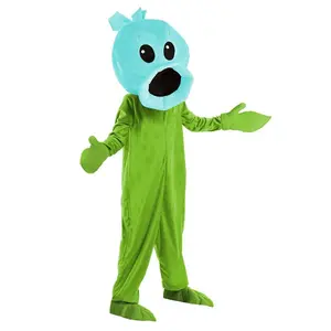 Plants Vs Zombies Snow Pea Costume Adult Jumpsuit