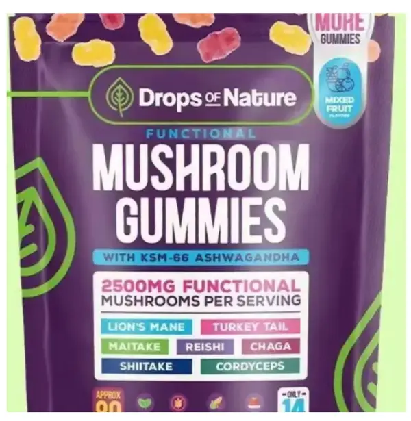 【3 pack】Mushroom Gummies Featuring Lion’s Mane, Organic Reishi, Turkey Tail, Boosts Energy and Stamina Sports, and Fitness 80 Gummies, All Natural Sleep Gummy Supplement