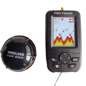 Portable 100m Wireless HD Sonar LCD Fish Finder