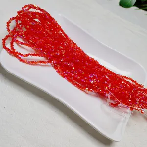 [US shipping] 3mm K9 crystal glass bicone beads 110 pcs per strand for DIY bracelet & necklace & keychainaccessories