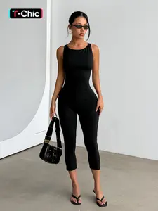 Backless Jumpsuit, Elegant Backless Design, Comfortable Fit, Versatile Style, Perfect for Casual & Formal Occasions