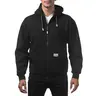 Pro Club Men's Classic Heavyweight Full-Zip Long Sleeve Soft Fleece Hoodie Sweatshirt, Relaxed Fit Menswear, Cotton-Polyester Blend Fabric, Casual Pockets, Zipper Closure