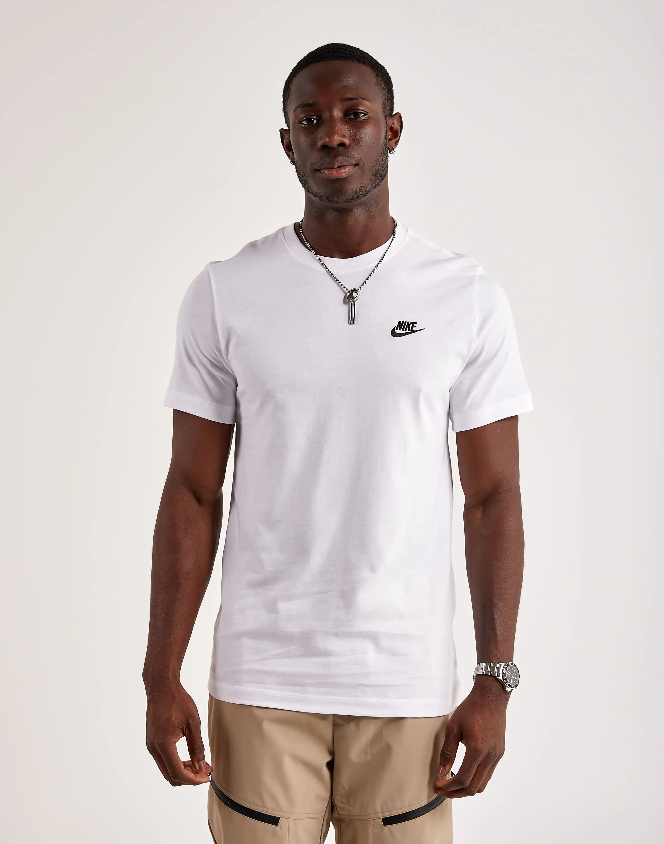 Mens Nike Club Embroidered Futura Tee