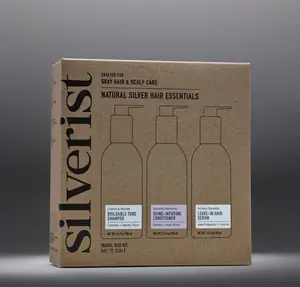 Silverist Travel Kit. Natural Silver Hair Essentials Travel Size Kit For Natural Gray, Silver, White Hair. Tone, Condition, and Protect. Sulfate-Free. Silicone-Free.