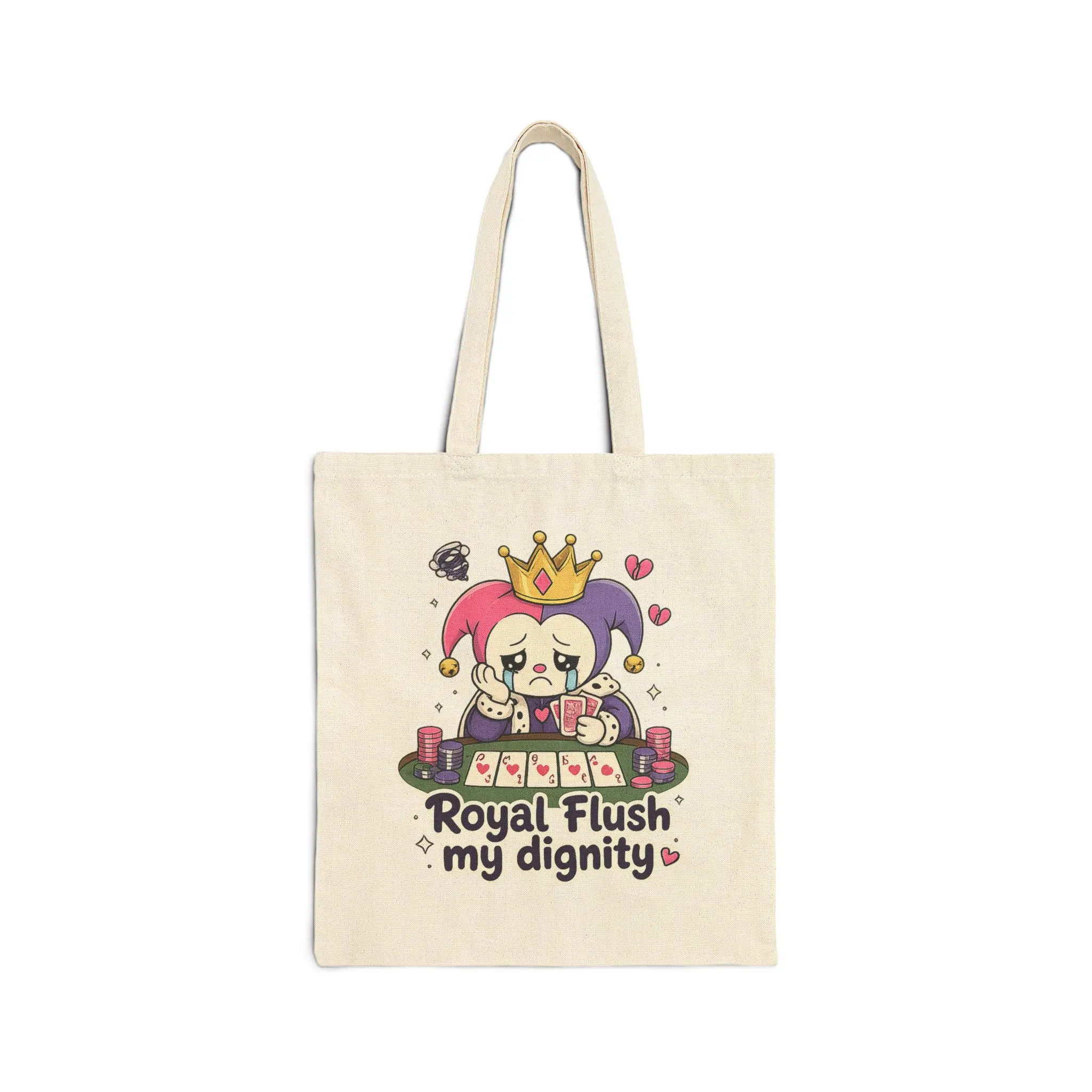 Poker Royal Flush my dignity cute Tote Bag