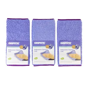 GRIPSTIC® Multipurpose Microfiber Cleaning Cloth (Set of 3)