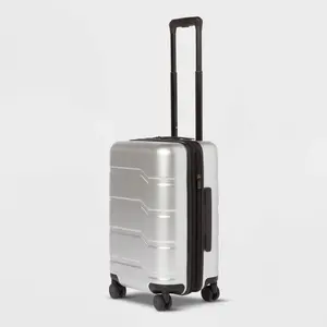 Carry On Hardside Suitcase - Open Story™ Silver