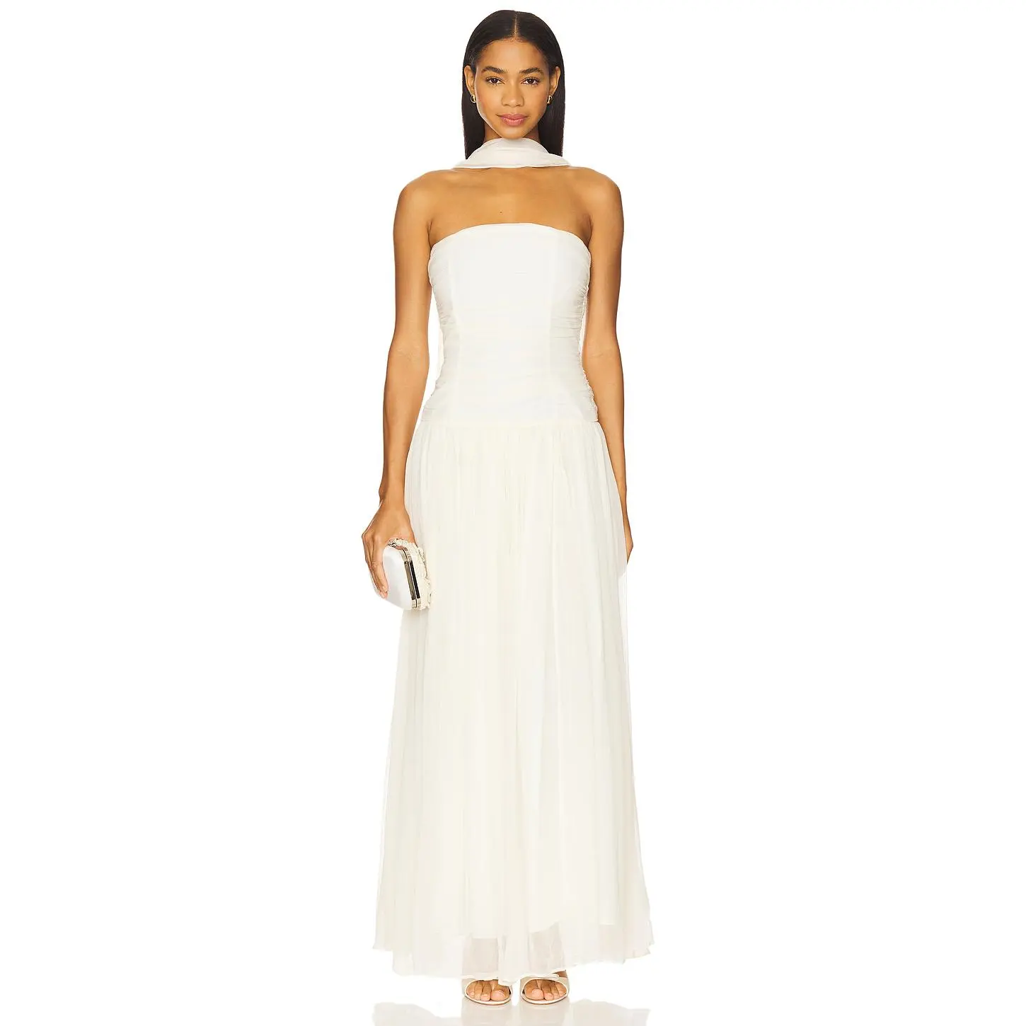 LPA Skye Maxi Dress in Ivory