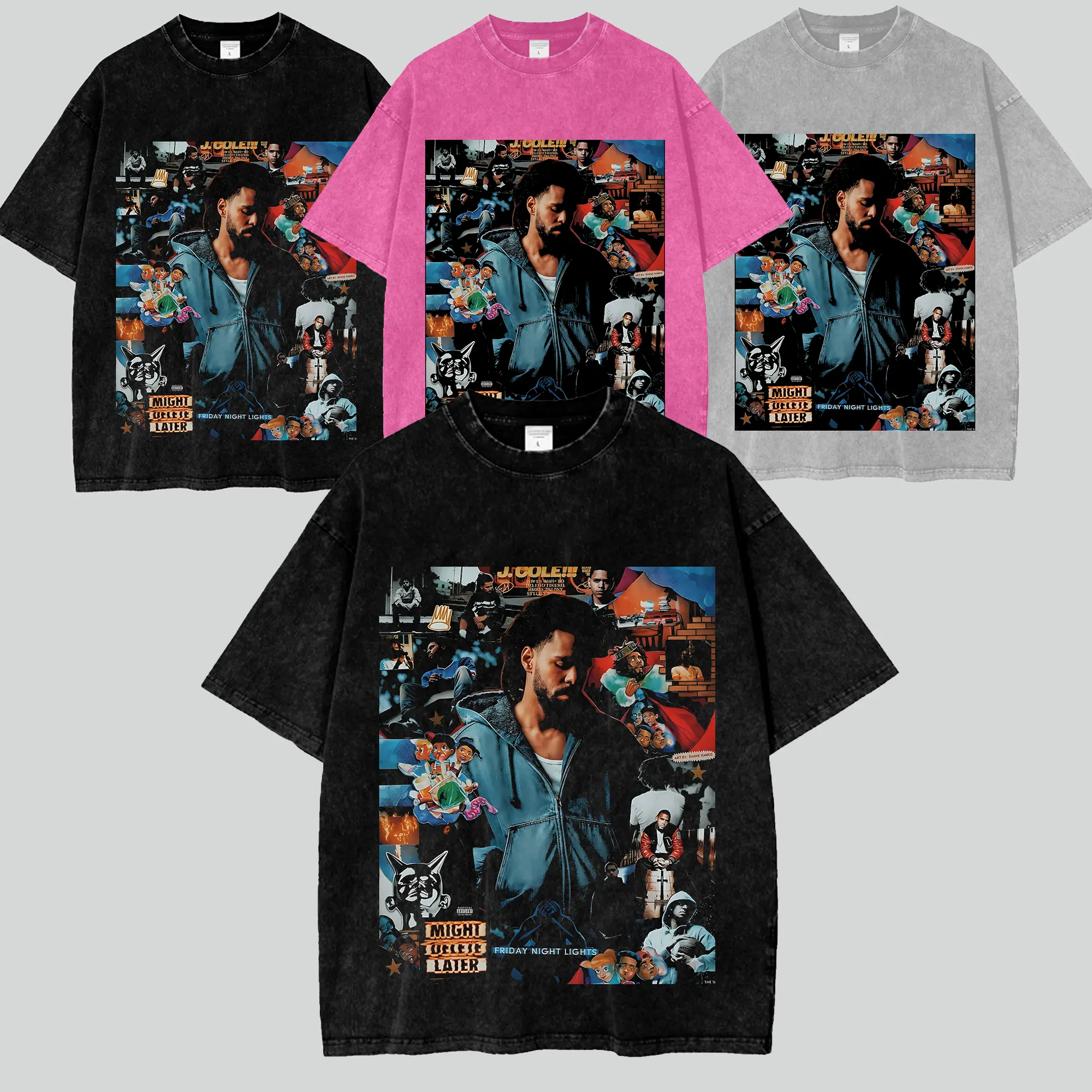 J Cole - The Fall-Off 2026 High-quality, Soft Washed Cotton T
