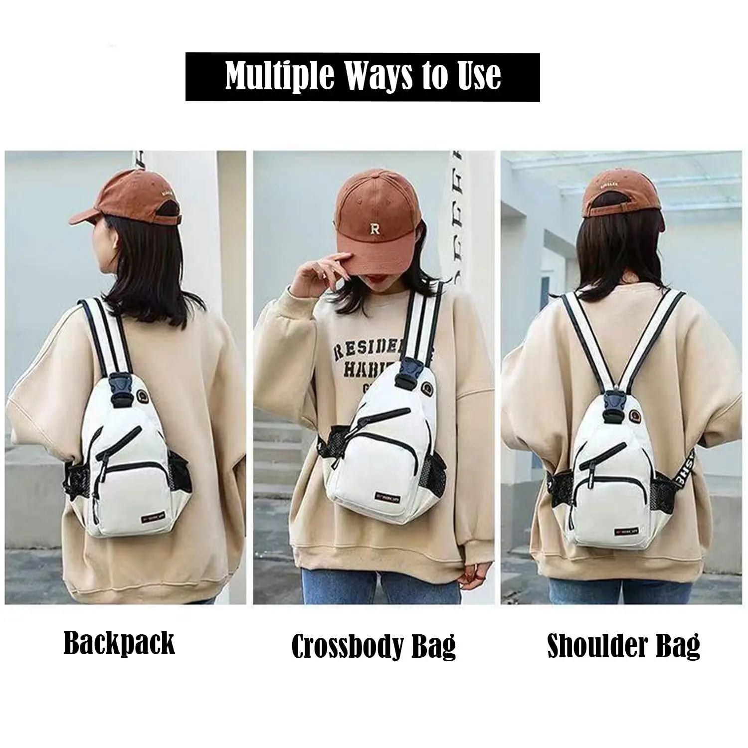 New Designers Chest Bags Crossbody Shoulder Backpack - Headphone 