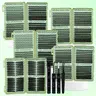 Individual Lashes Kit Mega Volume Wispy D Curl Mixed 10-16mm, 4 Styles, Easy Apply for Beginners & Pros, with Bond Seal & Applicator, PBT Material Lashes Clusters for Eyes Makeup