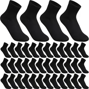 48-pair Unisex Random Mid-tube Sports Socks, Classic Socks Suitable for Running, Gym, Work Environments, Moisture-wicking and Sweat-absorbing, Snug Fit for Daily Wear, Outdoor Socks, Business Socks, Comfortable and Breathable, a Must-have for Sock