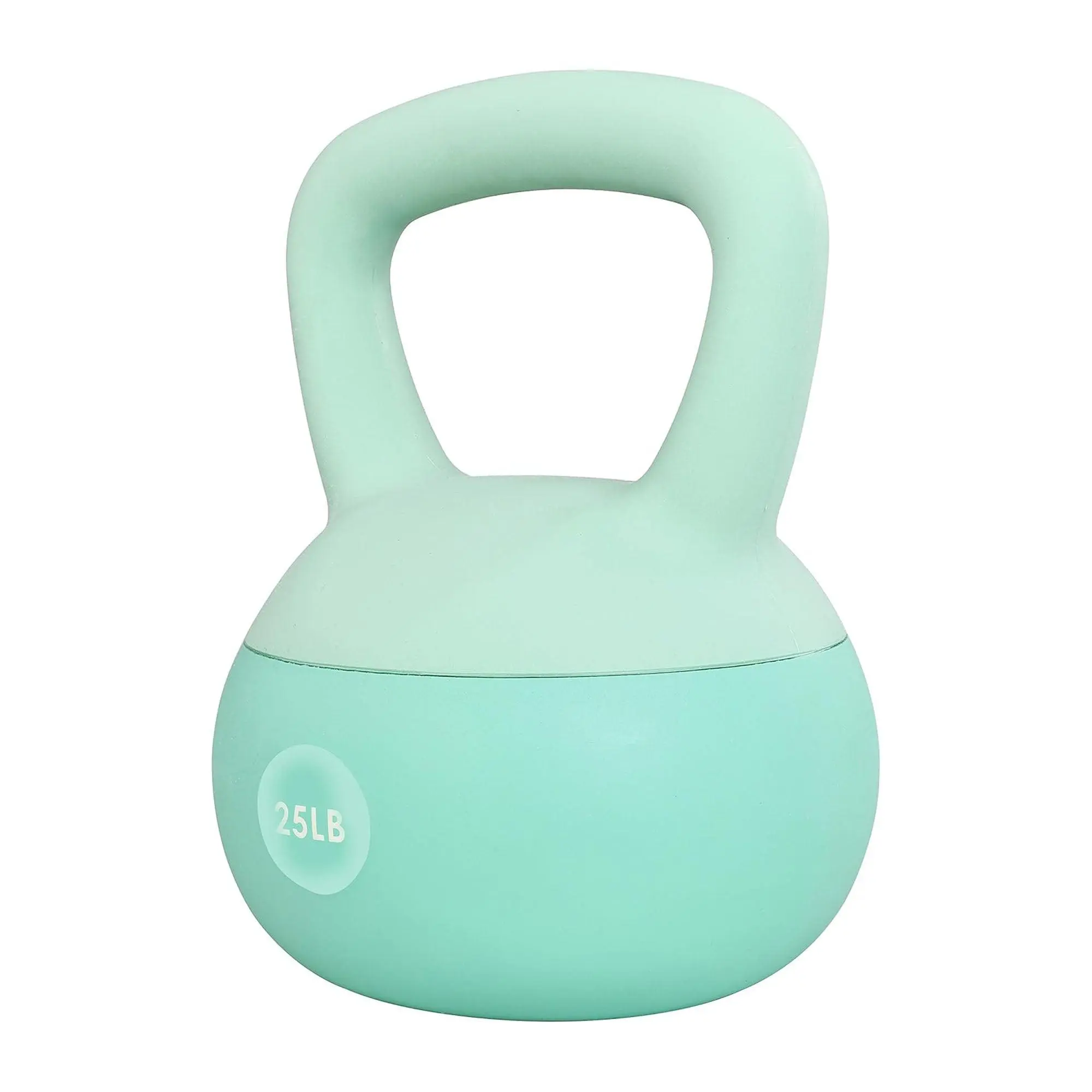 Fitvids Soft Kettlebell Ergonomic Grip, Iron & Sand Filled, 25 Pounds, Green Fitvids Soft Kettlebell Ergonomic Grip, Iron & Sand Filled, 25 Pounds, Green
