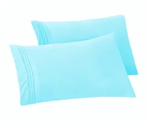 Mocassi 1500 Series 2-Piece 3 Line Pillowcase  Set