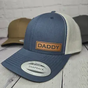 Daddy Trucker Hat 2026, daddy Gift, daddy Patch Snapback Cap, Richardson 112