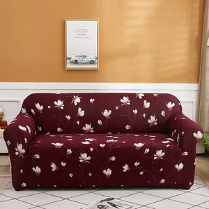 Floral Print Sofa Cover, 1 Count Soft Comfortable Sofa Slip Cover Protector, Machine Washable Sofa Slipcover for Home Decor Living Room, Sofa Couch Covers