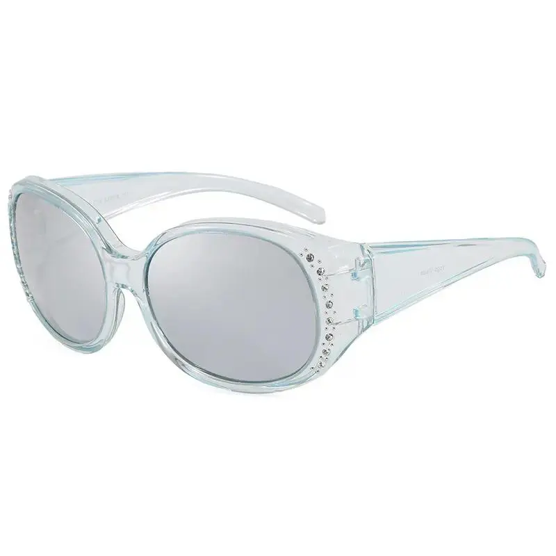 Clear Blue/Silver Mirror