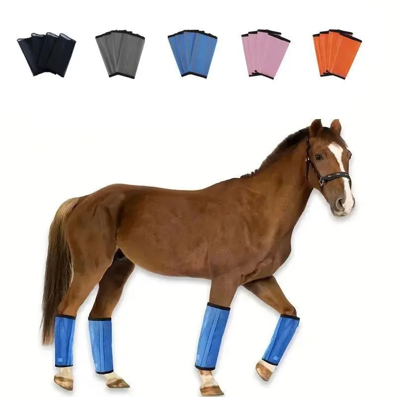 Horse Leg Mosquito Protection Sleeve, Universal Horse Riding Gear, Anti-Bite Guard for Horse Legs, Essential Equestrian Accessories, Equestrian Protective Gear