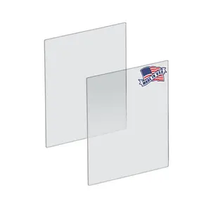 Azar Displays Plexiglass Acrylic Sheets Cut to Size, Clear Plastic Panels, Size: 18" x 24" x 3/16" Thick with Square Corners, 2-Pack