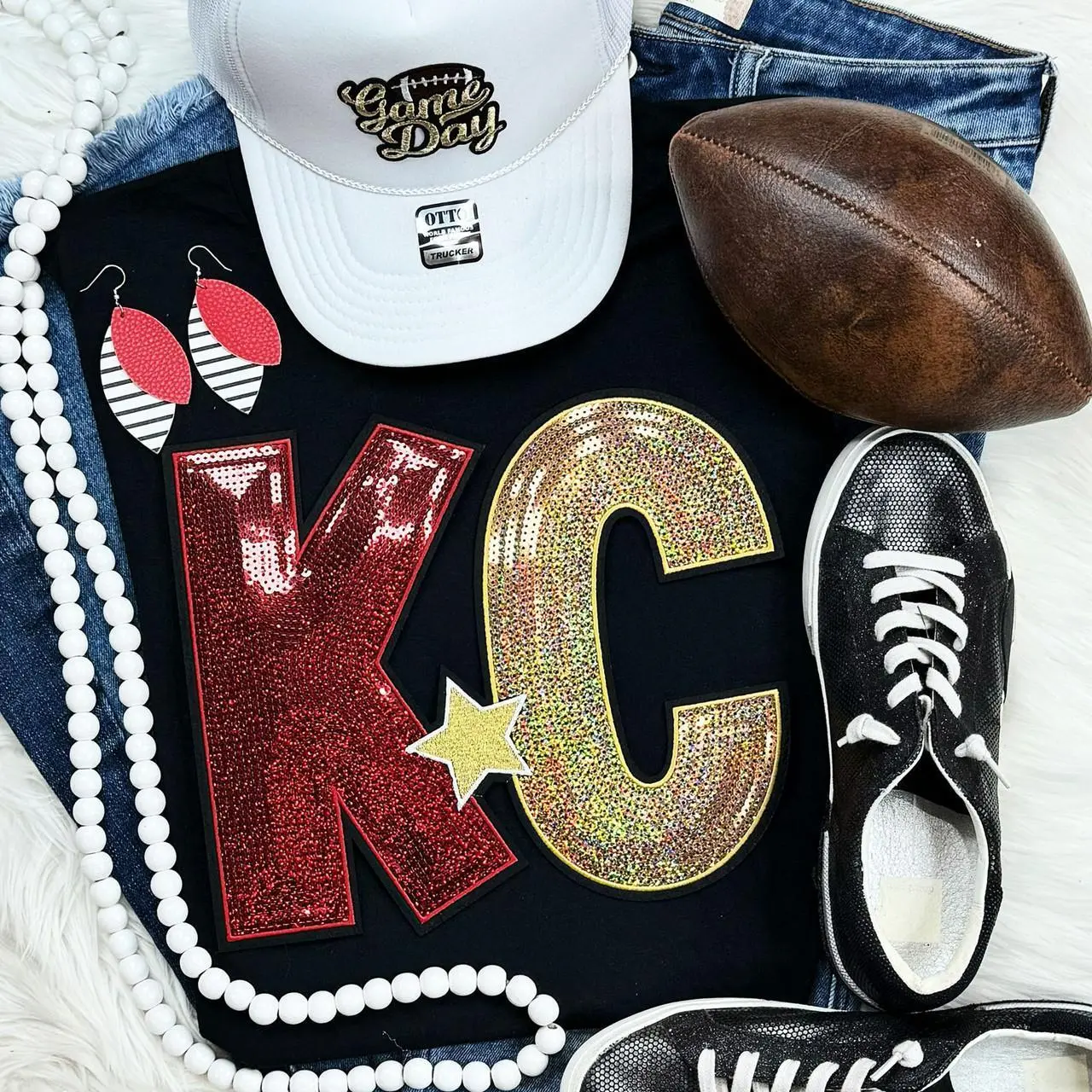 KC Sequin Patch