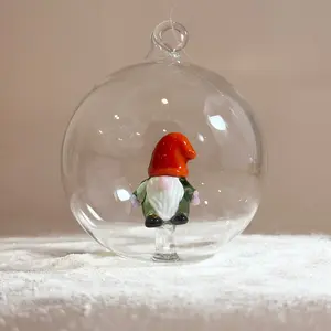 Glass Icon Ornament, Elf