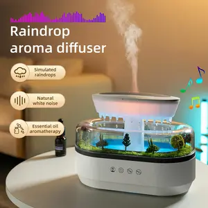 Micro-landscape Raindrop Aromatherapy Machine Home Bedroom Silent Humidifier Suitable for Pregnant Women and Infants Delicate Mist Diffusion Fast Fast Fragrance Diffusion Humidifier Diffusers