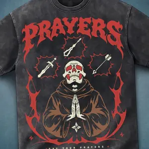 Say Your Prayers Shirt, Old School RuneScape Prayer Tee, OSRS Gamer T Shirt, Funny MMORPG Gaming Shirt, Dark Fantasy Graphic Tee Gift C