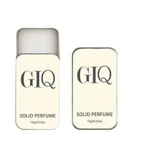 Solid Perfume for Men - Warm Sandalwood & Musk Scent, Alcohol-Free, Long-Lasting Woody Fragrance, 15g