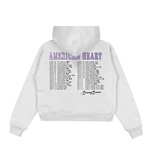 Benson Boone Ice Cream Zip Hoodie, Vintage Graphic Full Zip Hoodie, Unisex Sweatshirt, Music Fan Gift