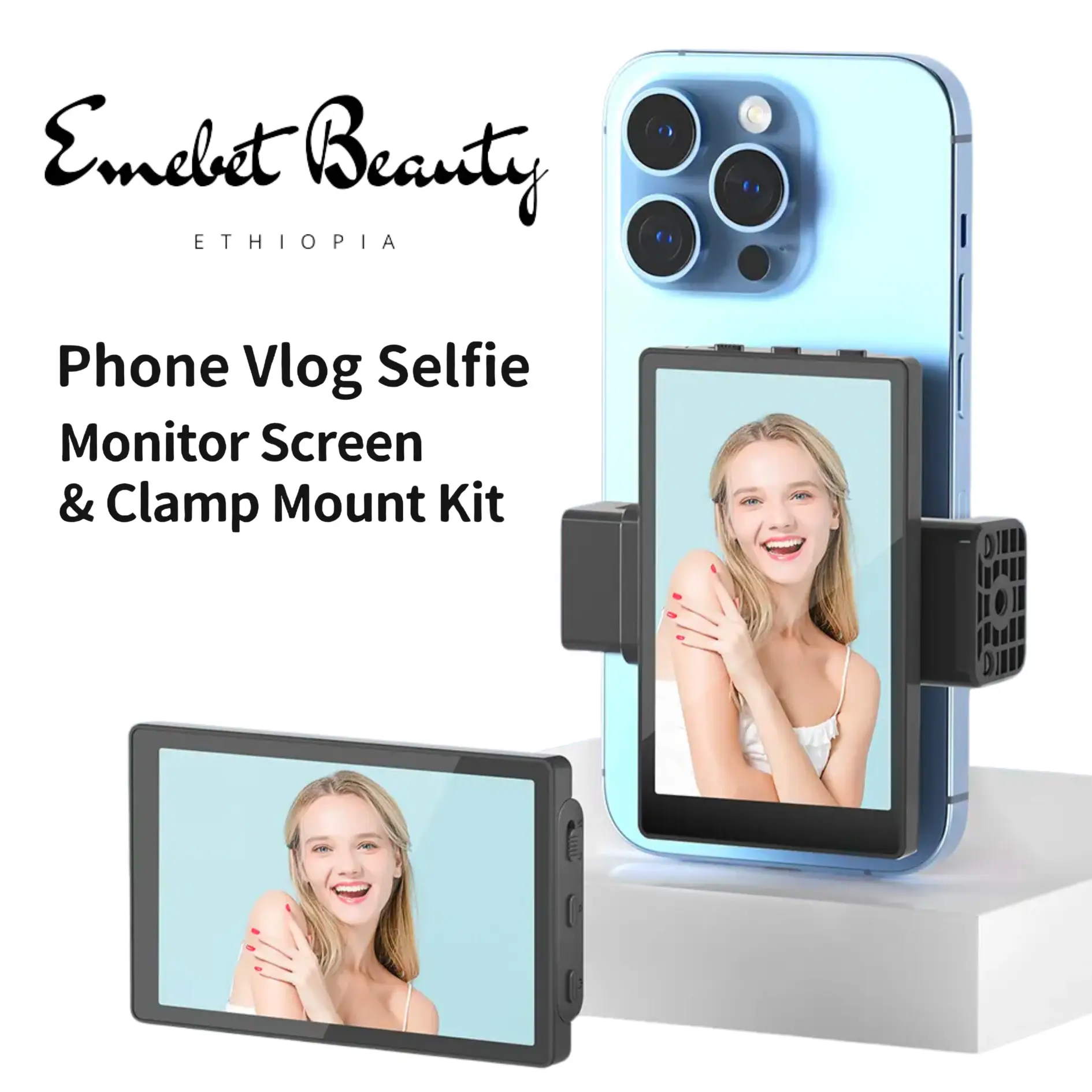 Selfie Screen Monitor Mobile Accessories Phone Magnetic Clip Smartphone
