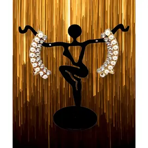 "Doubled Down On Dazzle" Ear Crawler Earrings