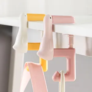 A Portable Hook for Hanging Bags, Carry Purse Hook, Perfect for Elementary School Desks, Adjustable for Dormitory Use, Utility Hooks