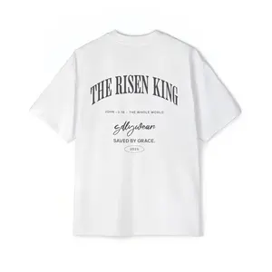 The Risen King Oversized T-Shirt - Soft Premium Cotton Round Neck Short Sleeve Tee for Men
