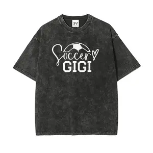 Soccer Gigi Shirt, Cute Soccer Shirt For Gigi, Soccer Gigi Tee, Soccer Gigi Gift, Gift for Gigi shirt, Mother's Day Gift, Soccer Grandma Tee, Washed Vintage Oversized Top