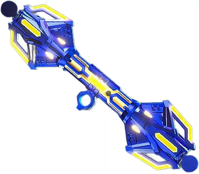 Lightsaber Toy for Kids & Adults, 24 LED Light Modes Double Blade Retractable Sword with Sound Effects, Extendable Spinning Light Saber for Cosplay, Party, Gift, Sci-Fi Role Play (Blue 1pcs)