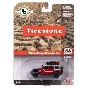 Auto World 2018 Jeep Wrangler Firestone Field Agent, Big Country Collection, 1:64 Scale, Diecast Model Car