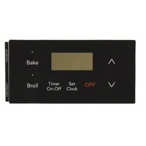 316220729  7 Button Range Board Overlay for Frigidaire